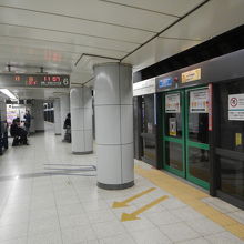 永田町駅ホーム