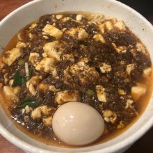 麻婆麺1,000円に味玉トッピング