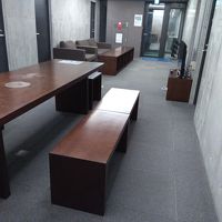 部屋の前の共有スペース