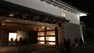 ライトアップが良い感じ