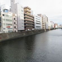 下流方向の眺め