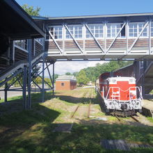 ホームと跨線橋