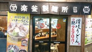 かけうどんと、野菜かき揚げ