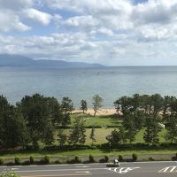 部屋からの琵琶湖の眺望も良好でした