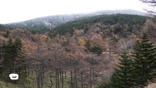 浅間山登山の途中ルート