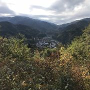 長野県の城跡巡り：妻籠城跡、中山道沿いに