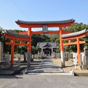 天皇寺に隣接した神社