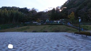 観音山中腹にある公園