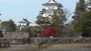 上野城、再建された天守閣