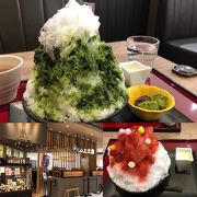”松月氷堂”の天然氷を「京cafe 上辻園 イオンモール座間店」