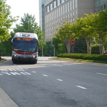 路線番号と行き先が表示されています