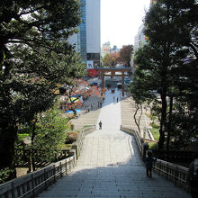 東京「愛宕神社」のような恐怖感はありませんが、高さは充分です
