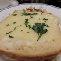 オーダータイプの日の朝食　クロックムッシュ