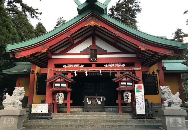 御殿場の名水がある神社