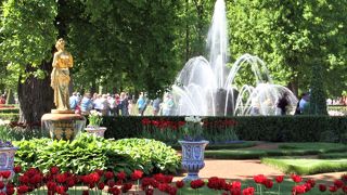 ゴミ一つ無く掃き清められた庭園に脱帽