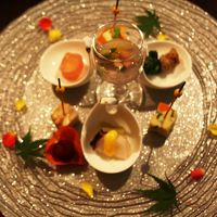 贅を尽くした夕食　バースデーケーキもホールで感謝でした。