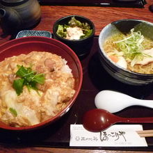 とろとろ親子丼がおいしい