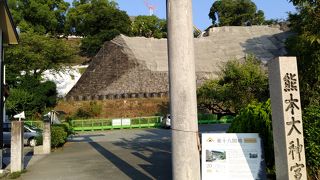熊本城横の熊本大神宮