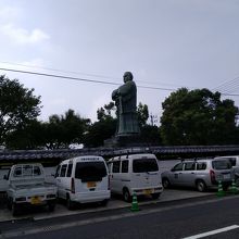 西郷公園で西郷隆盛像