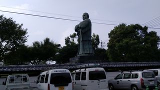 西郷公園で西郷隆盛像