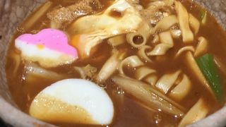 味噌きしめん食べました