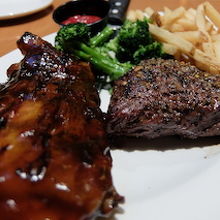 サーロインとプライムリブのセット