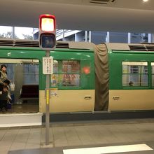 横断歩道もある