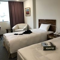 窓からはプールが見えました。