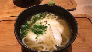 個室のうどん屋さん