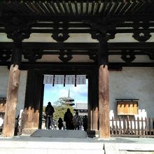 ここから遠く？に五重塔をのぞむと風情がある