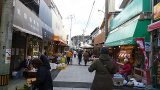 小さな市場でした