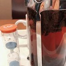 砂時計とともに供してくれる