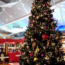 イベントプラザのクリスマスマーケット。