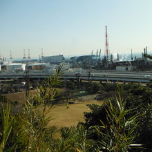 松風閣展望台からの風景