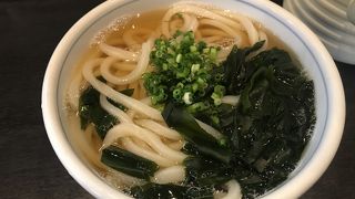 本格的な讃岐うどん