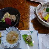 夕食刺身他