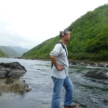 自然豊かな川です