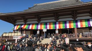 初詣はすごい人出でした