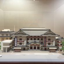 歌舞伎座模型の一部