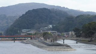 宇治川の中州が公園に…・