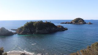 青い海の絶景ポイントでした