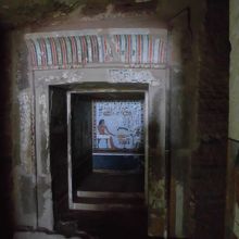 墓内に残る壁画