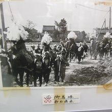 実際のお祭りの様子の写真展示も、今となっては貴重ですね！