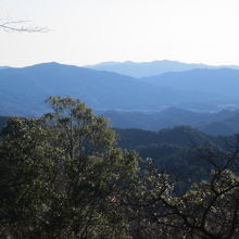 本堂上部からの景観はこんな感じです