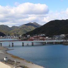 新宮城からの熊野川のながめ