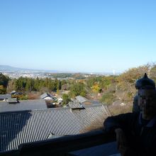 二月堂から見る奈良盆地
