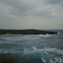 当日の会場の様子。やや波が荒い