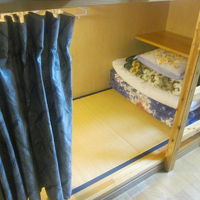 ドミトリーベッドの様子（男女別）