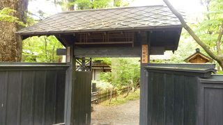 武術で栄えた中級武士の家