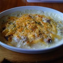 チキンクリームドリア